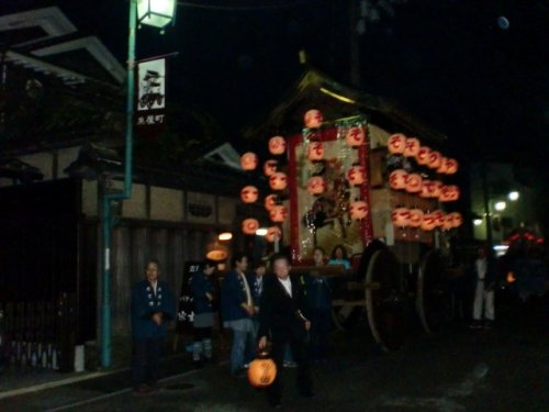 春日神社　秋祭り　蘇鉄山